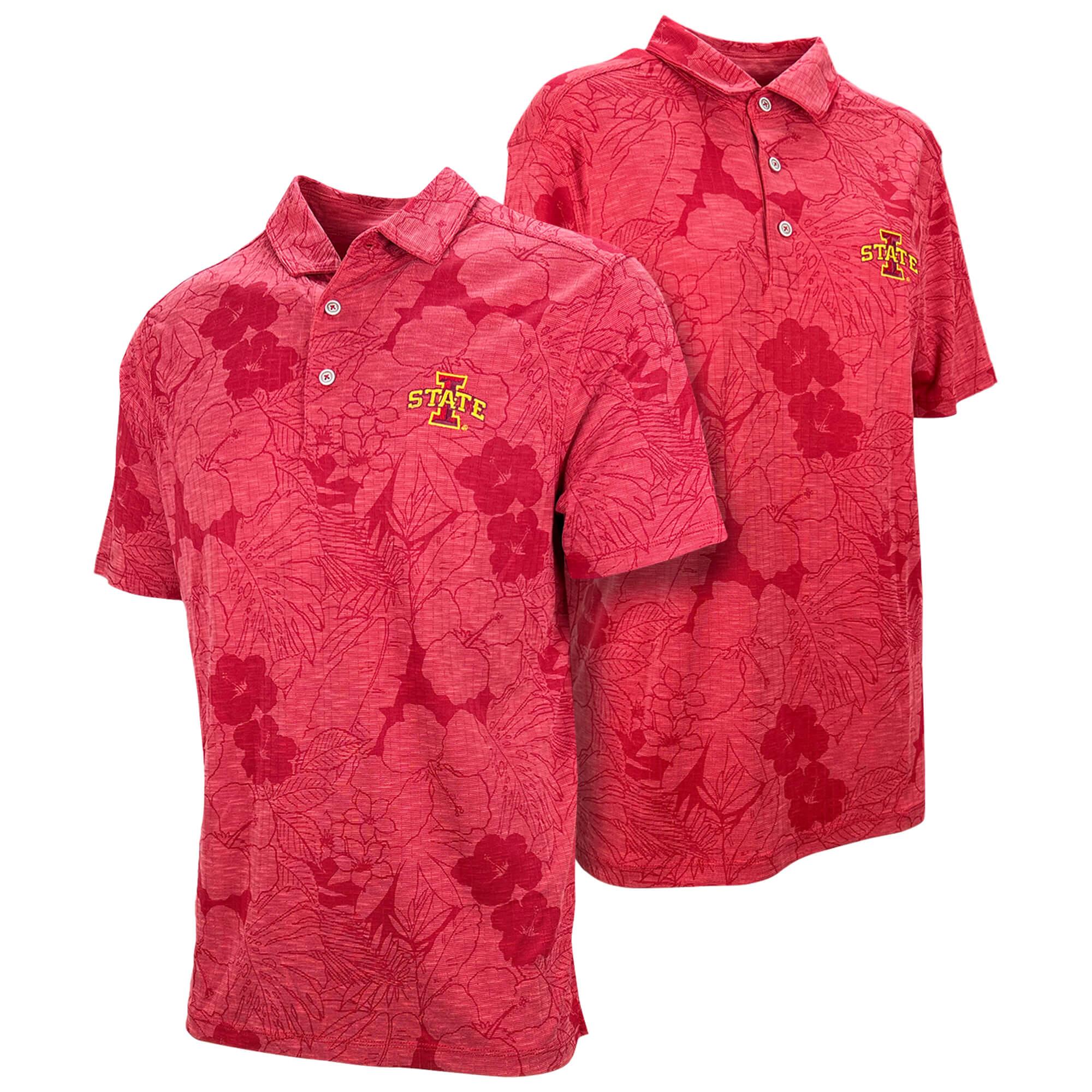 Tommy Bahama® I-State Cardinal Short Sleeve Polo